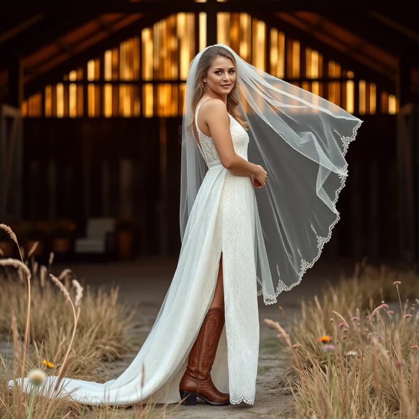 Elegant Western Wedding Example 1