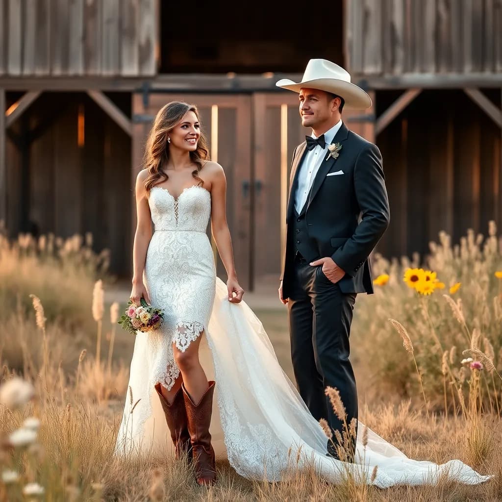 Elegant Western Wedding Photo Generator